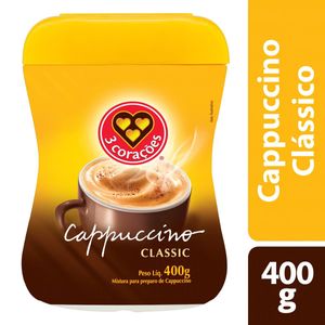 Cappuccino Classic 3 Corações 400g