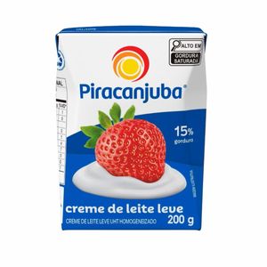 Creme de Leite UHT Leve Homogeneizado Piracanjuba Caixa 200g