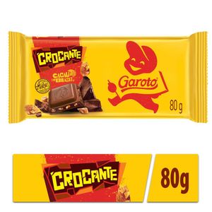 Chocolate Crocante garoto 80g