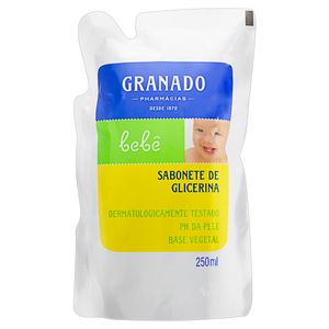 Refil Sabonete Líquido De glicerina granado Bebê Tradicional 250Ml