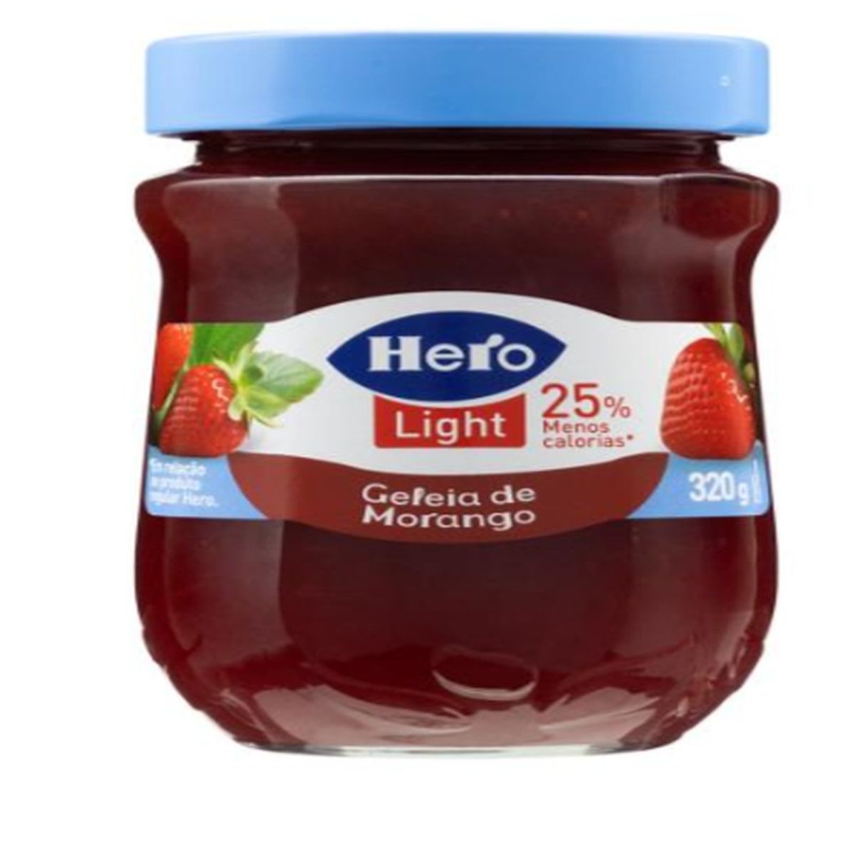 Geleia Morango Light Hero 320G | Matinal | Gigavc