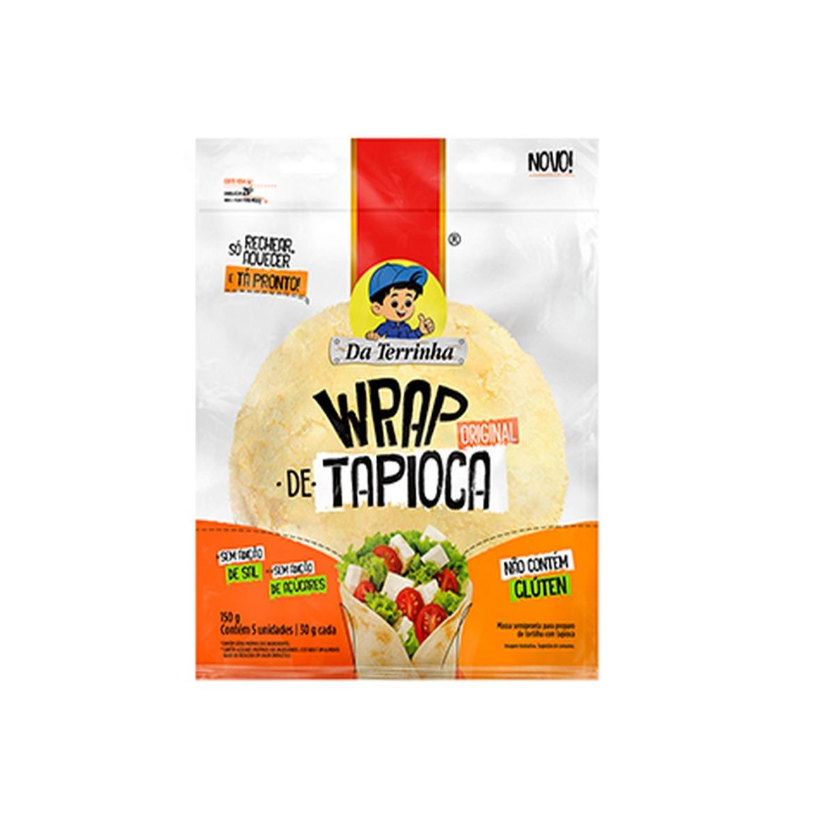 Wrap De Tapioca Da Terrinha 150G | Pão | Gigavc