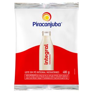 Leite em Pó Instantâneo Integral Piracanjuba Pacote 400g