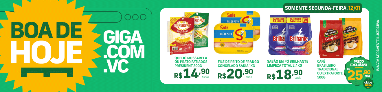 BOA DE HOJE GIGA - SEGUNDA