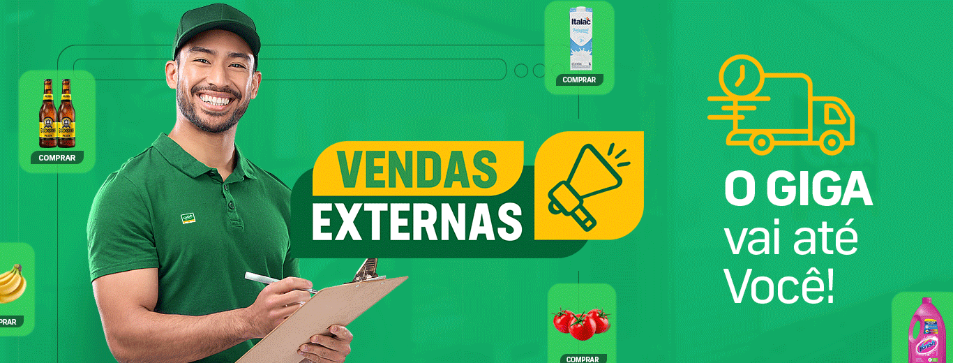 Vendas Externas - O Giga vai até você!